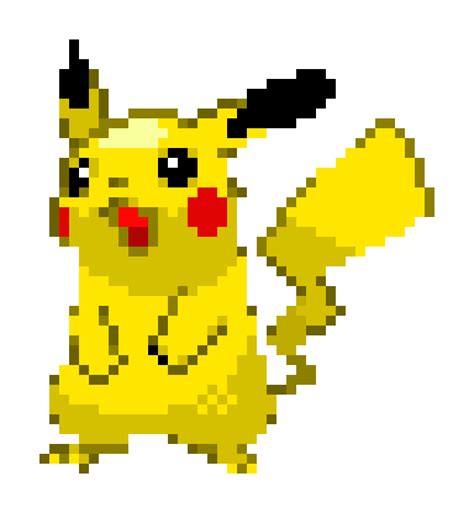 Download Ikachu Pokemon Pixel Art Pikachu Png Free Png Images Toppng Images