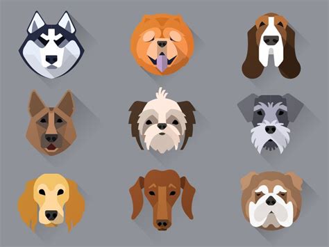 Dribbble Dog Icons By Polina Fearon Dog Icon Schnauzer Art Dog Crafts