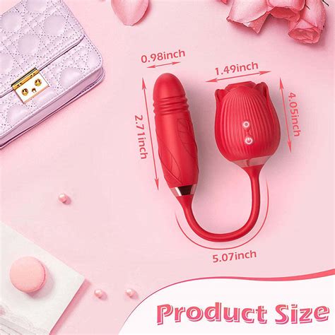 Rose Shape Sucking Vibrator Clitoral G Spot Suction Sex Toy 7 Speed Waterproof Ebay