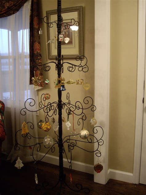 Wrought Iron Tree In Foyer Wrought Iron Christmas Tree Candle Sconces Artificial Tree