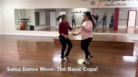 Salsa Dance Move The Basic Copa Youtube