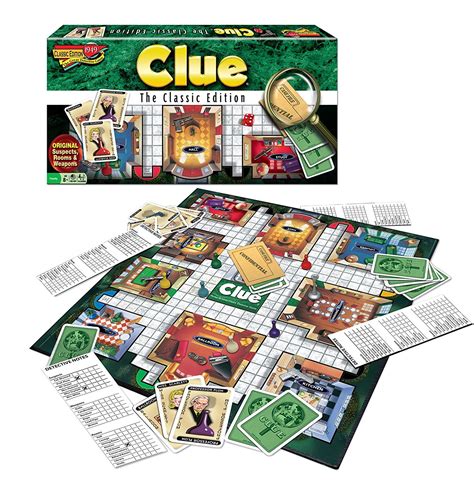 Playing The Board Game Clue Cluedo