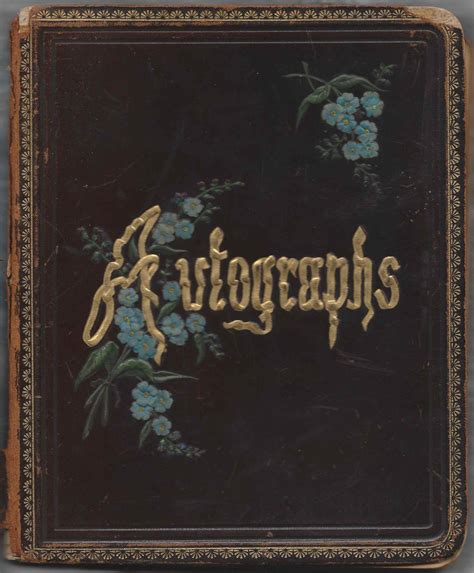 Heirlooms Reunited 1880s Autograph Album With Signers From Sing Sing