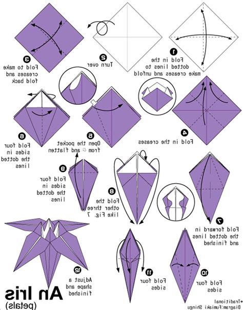 Easy Origami Flower Instructions Step By Step Laderuae
