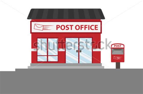 Clipart Post Office Building Free Images At Vector Clip