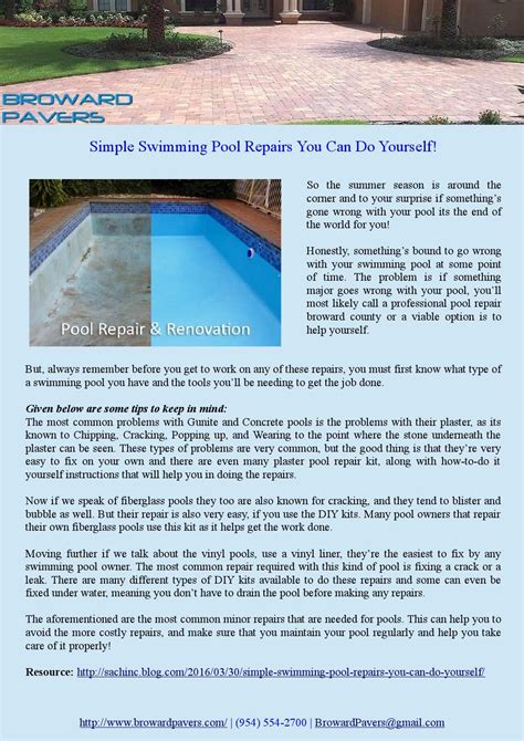 The pool booster pump is an essential part of your pool. Simple Swimming Pool Repairs You Can Do Yourself! | Swimming pool repair, Pool repair, Pool