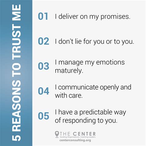 5 Reasons To Trust Me — The Center Consulting Group