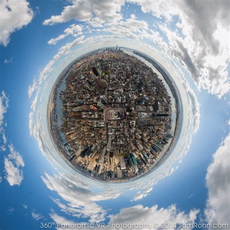 Planet New York Empire State Building 360° Panorama Sam Rohn
