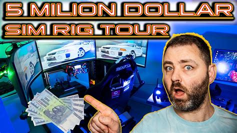 5 Milion Dollar Sim Racing Rig Tour WOW Asetek Simlabs