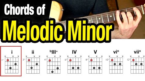 Chords Of The Melodic Minor Scale