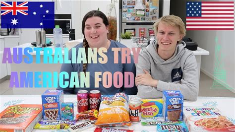 Australians Try American Food Youtube
