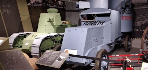 Replicas Of Renault Ft 17 And Russian Austin Putilov Armored Car Armored