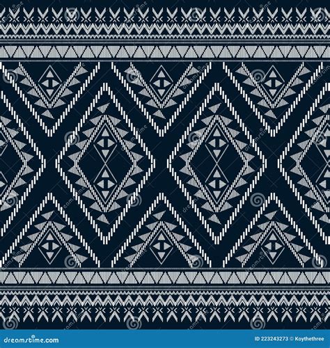 Traditional Ethnic Seamless Pattern And Geometric Ethnic Pattern