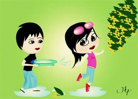 Happy Thingyan #myanmar #myanmar #cartoon | Cartoon photo ...