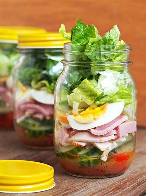 5 Fast And Healthy Mason Jar Salads Hello Fashion Meals In A Jar