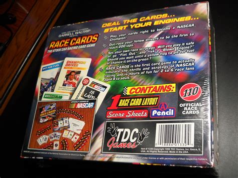 The game simulates the 2010 brazilian description: Race Cards Nascar Stock Car Racing Game New and Unused in ...