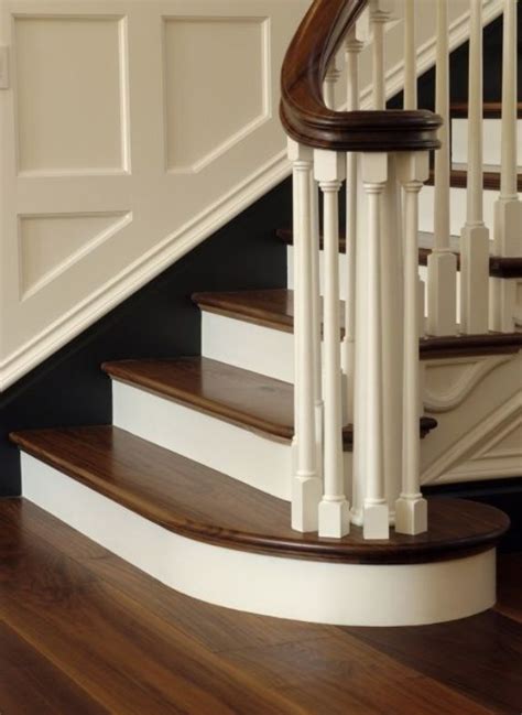 Walnut Stair Treads And Landing Walnut Is A Sumptuous Dark Wood Floor