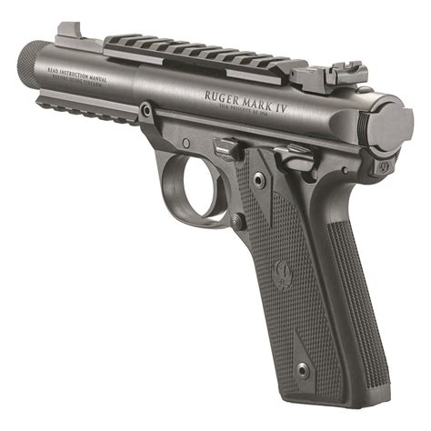 Ruger Mark Iv 2245 Tactical Semi Automatic 22lr 44 Threaded