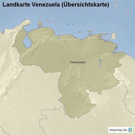 Stepmap Landkarte Venezuela Übersichtskarte Landkarte Für Venezuela