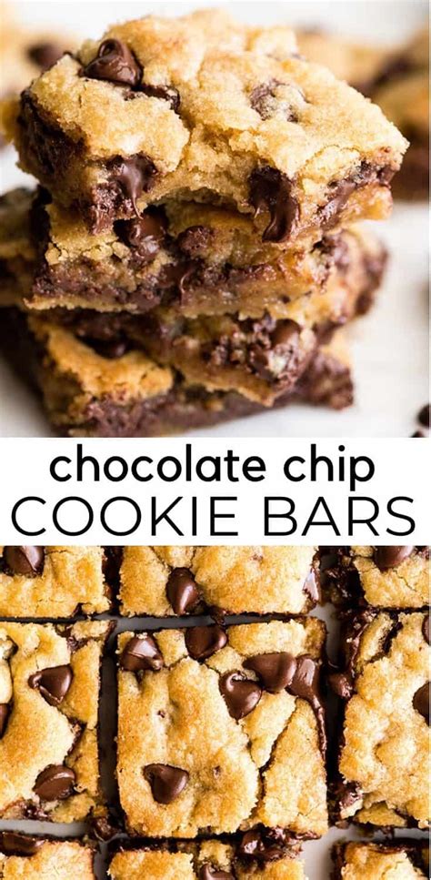 These Are The Absolute Best Chocolate Chip Cookie Bars This Cookie Bar