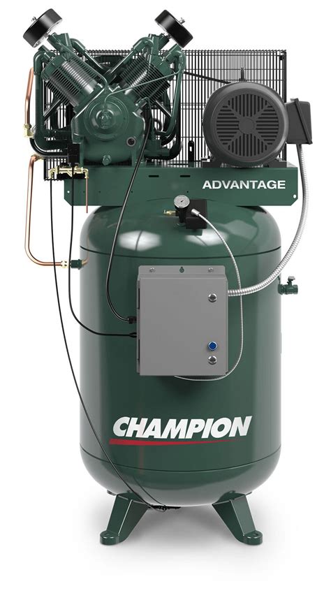 Champion Fully Packaged Series Air Compressor Model Vr10 12 10hp