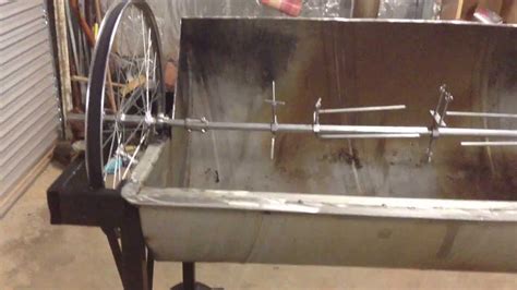 Diy motorized rotisserie grill / homemade simple automatic grill chinken machine. Jazz's Home Made Rotisserie Video 2 (PIG,GOAT,SPIT ...