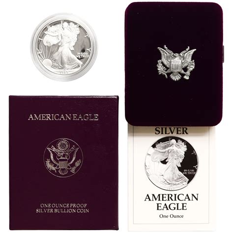 1988 S American Silver Eagle 1 Oz Silver Proof Ogp And Coa Daves