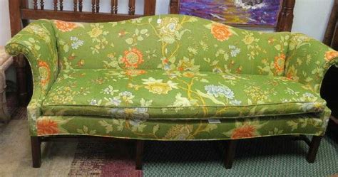 Baker Furniture Chippendale Style Camelback Sofa