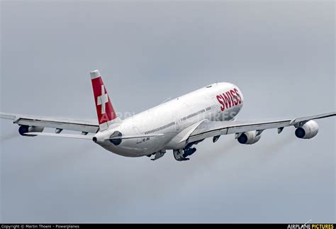 Hb Jma Swiss Airbus A340 300 At Zurich Photo Id 1222110 Airplane