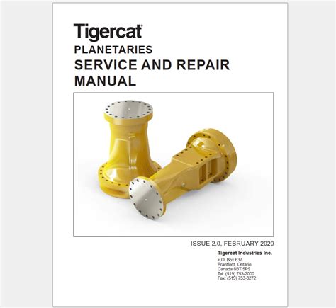 Tigercat Gear Components Service Repair Manuals PDF