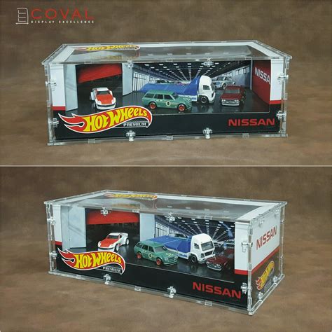 Coval Slp 102 Acrylic Display Case For Hot Wheels Rlc Boxed Cars And Figures With Front Door