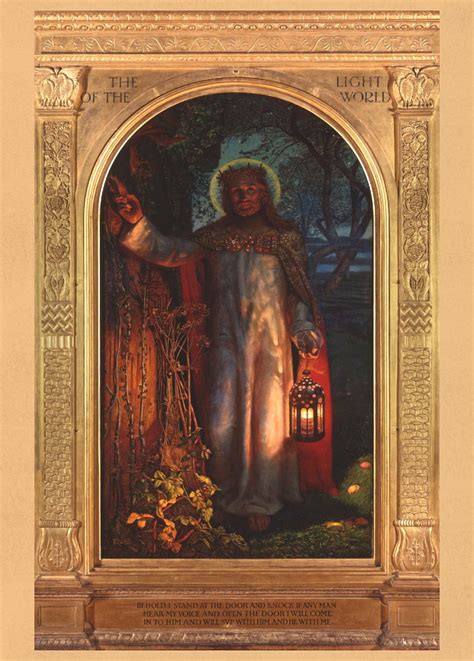 William Holman Huntlight Of The World 1851 Please Note That This Is