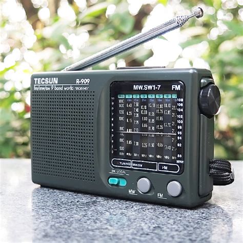 Tecsun R 909 Am Fm Portable Radio Mw Shortwave 9 Bands Pocket Stereo