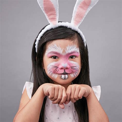 Watch the video explanation about fluffy bunny: 12 easy Halloween face painting tutorials - Today's Parent