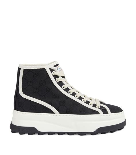 Gucci Canvas Gg High Top Sneakers Harrods Us