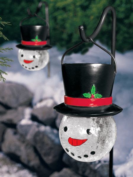 Solar Snowman Light Outdoor Christmas Lights Solutions