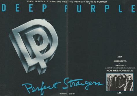 Deep Purple Perfect Strangers November 1984 Back Issues Of