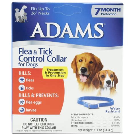 Adams Flea And Tick Control Collar For Dogs And Puppies 1 Pack