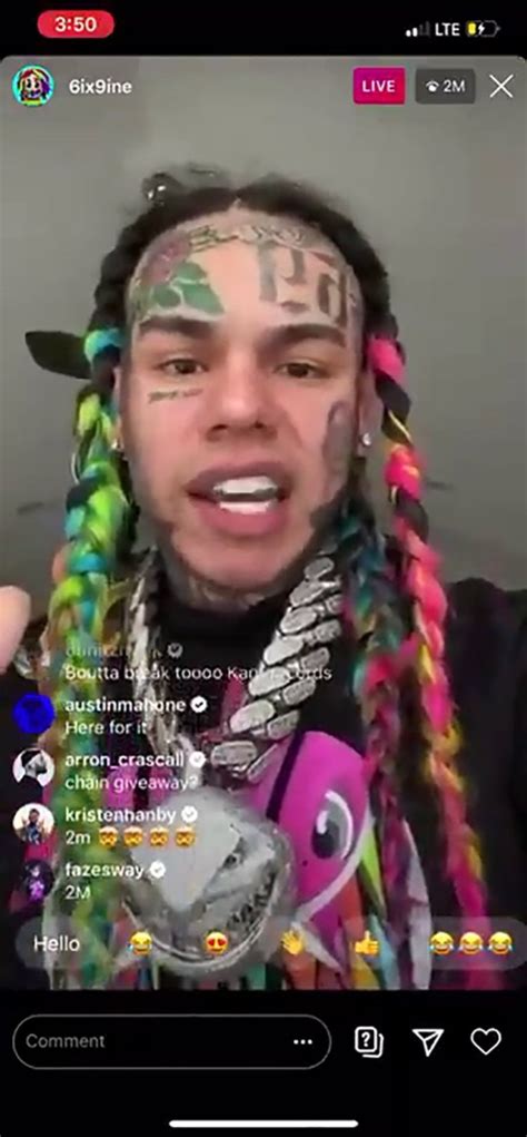 Tekashi69 Breaks Instagram Live Records With 2million Views As He