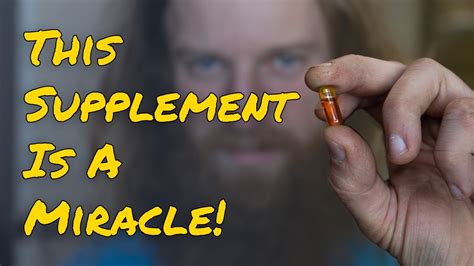 this supplement is a miracle if you re sick youtube