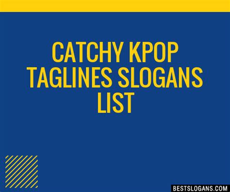 100 Catchy Kpop Slogans 2024 Generator Phrases And Taglines