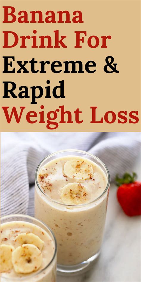 Custard also goes particularly well with bananas. Banana Drink For Extreme & Rapid Weight Loss - Prepare ...