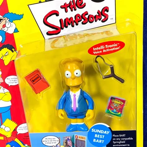 New Sunday Best Bart Simpson Simpsons Playmates Wos Series 2 Action