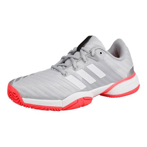 Buy Adidas Barricade 2018 All Court Shoe Kids Lightgrey White Online
