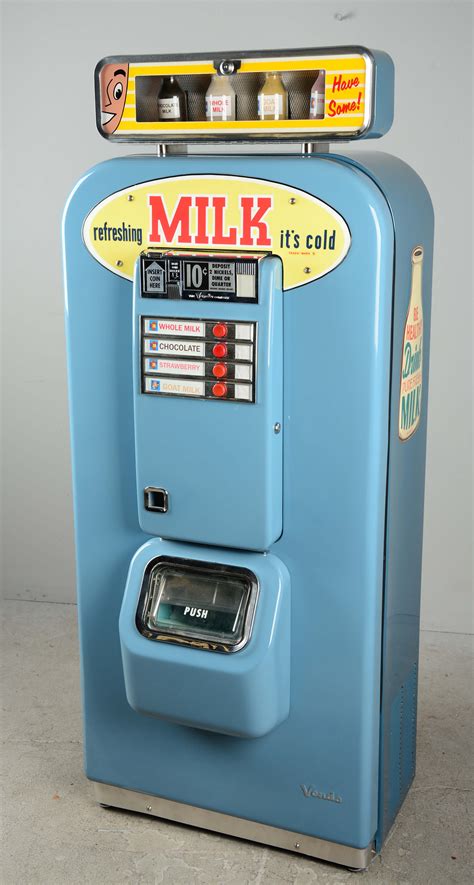 Lot Detail 10¢ Restored Vendo Standard Milk Vender Vending Machine