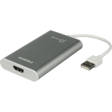 Usb to hdmi (adapter) is an easy way for users to make the connection between a display and a computer. j5create USB 2.0 HDMI Display Adapter JUA 250 V2 B&H Photo ...