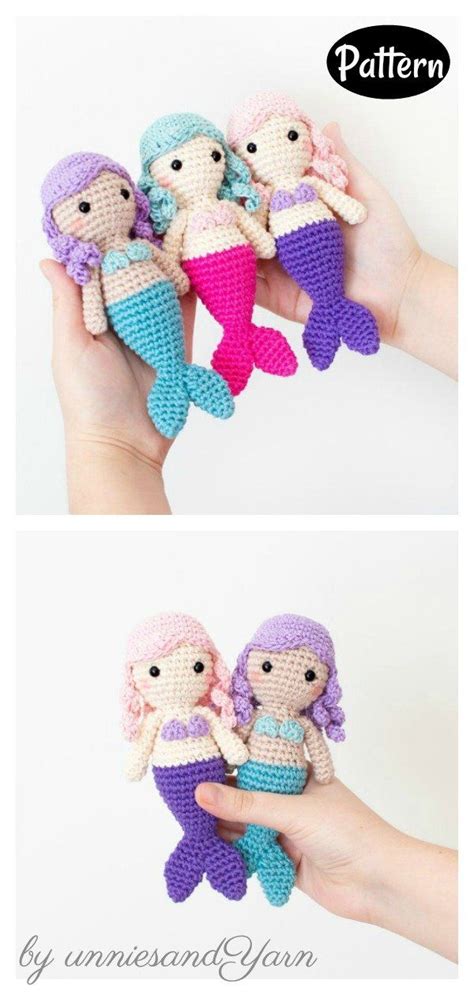 10 Crochet Amigurumi Mermaid Doll Patterns Free And Paid Page 3 Of 3