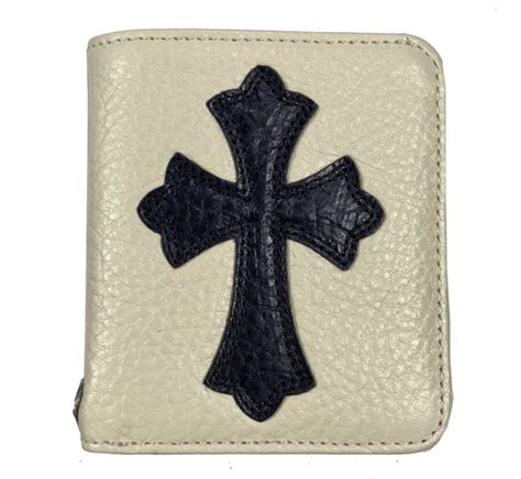 chrome hearts wallet cross patch
