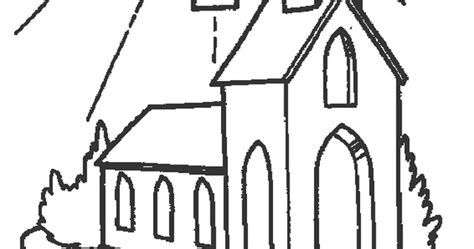 Iglesia Para Colorear Dibujos Cristianos Para Colorear