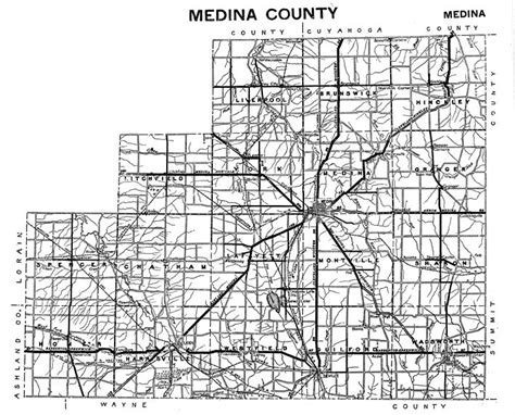 Medina County Maps Verjaardag Vrouw 2020
